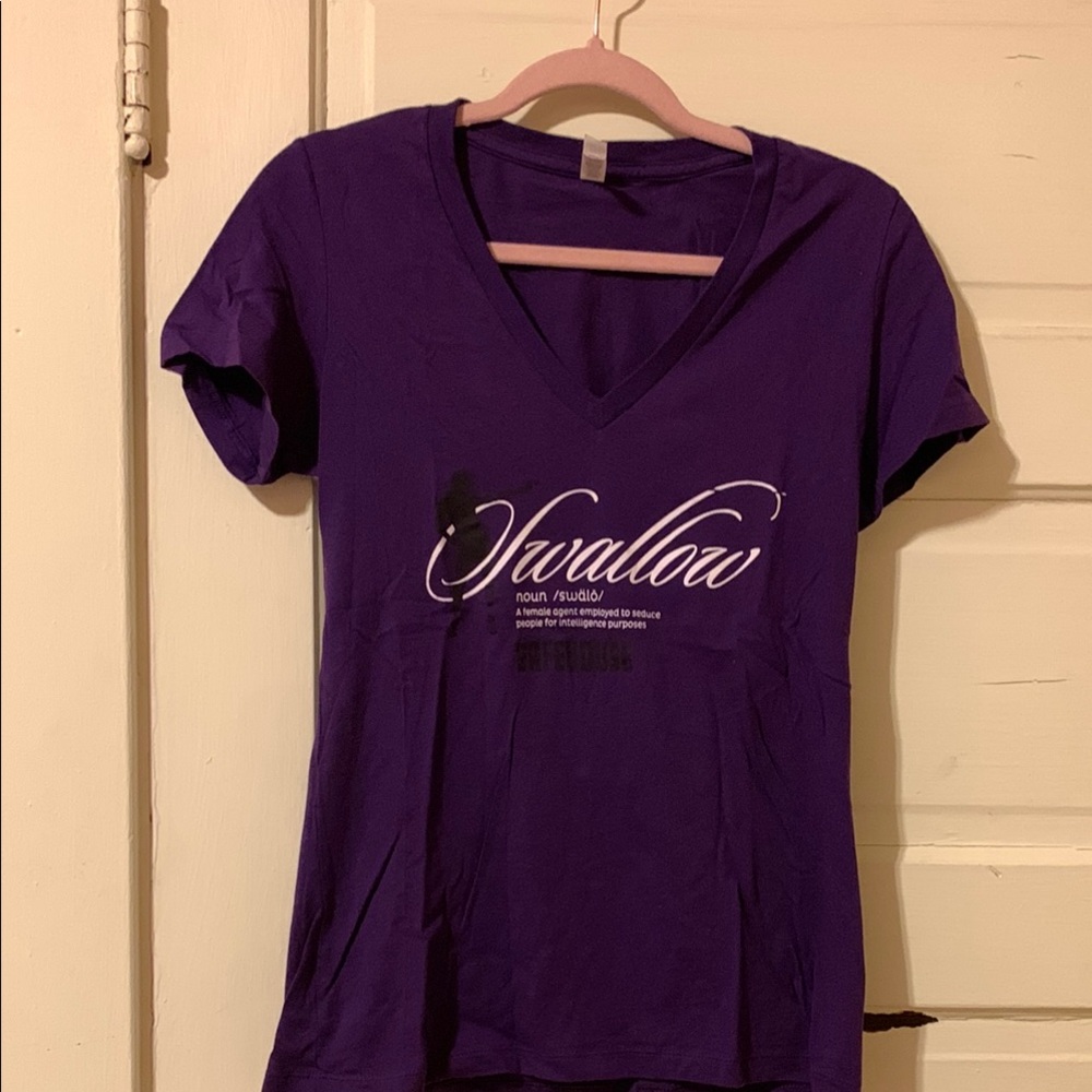 Bella Canvas Purple Fitted Short Sleeve T-Shirt